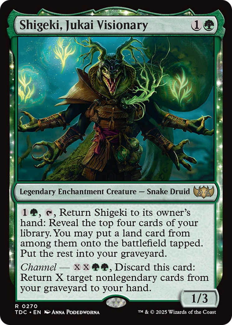 Shigeki, Jukai Visionary [Tarkir: Dragonstorm Commander] | Odin's Place