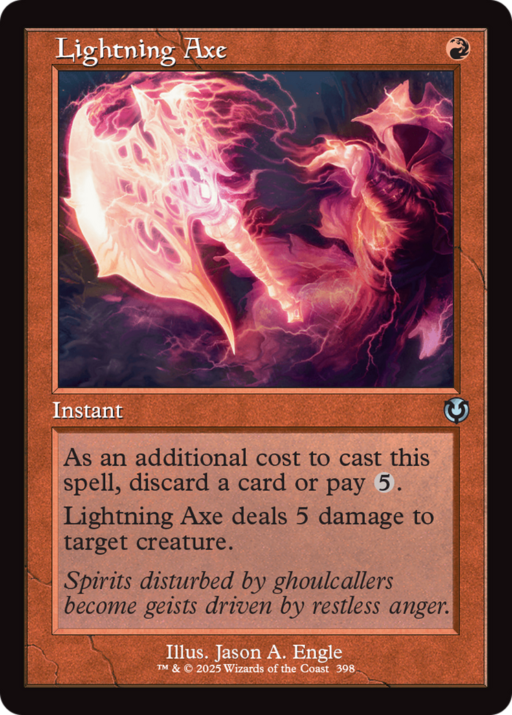 Lightning Axe (Retro Frame) [Innistrad Remastered] | Odin's Place