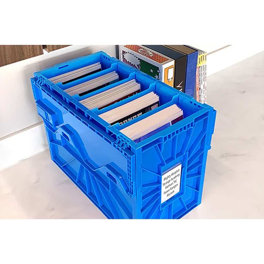 BCW Plastic Short Bin - Blue | Odin's Place