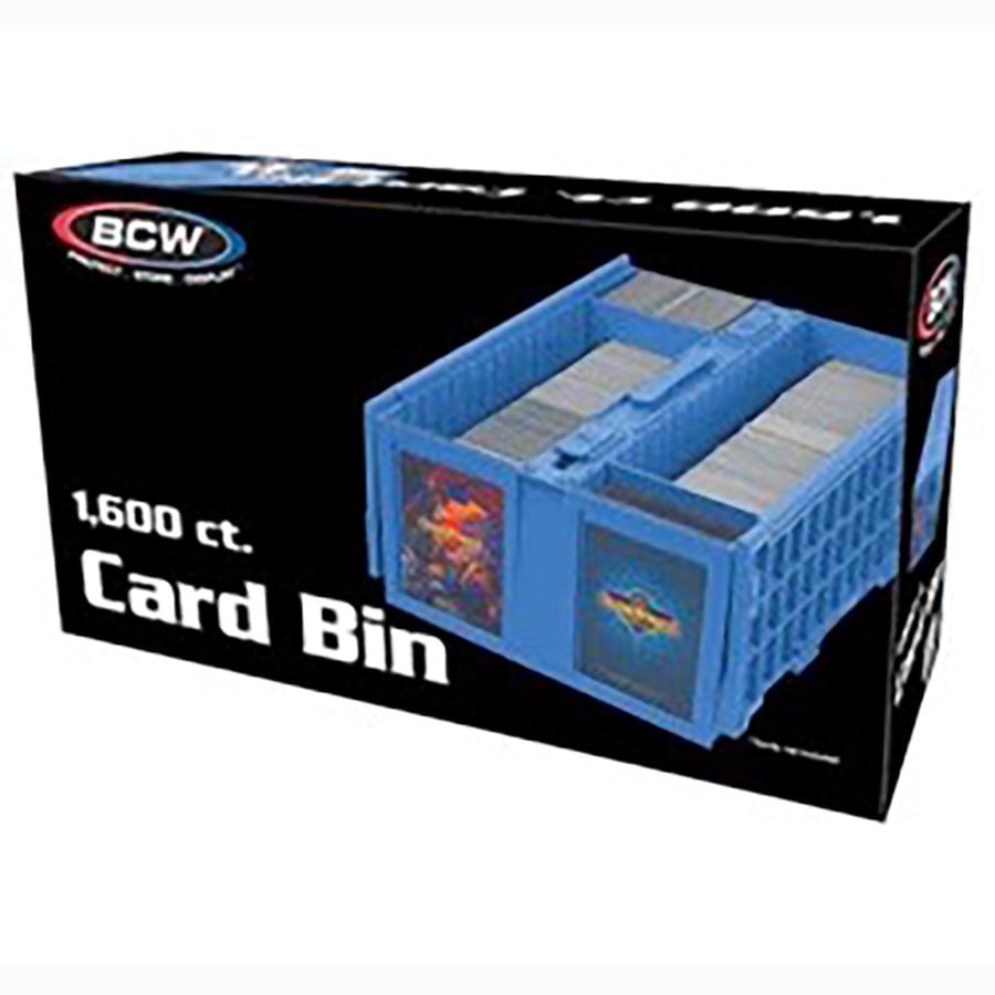 BCW Plastic 1600 Card Bin - Blue | Odin's Place