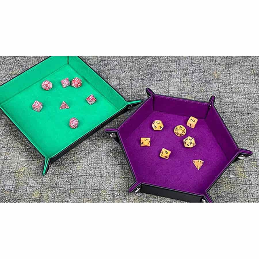 BCW Square Dice Tray: Plum | Odin's Place