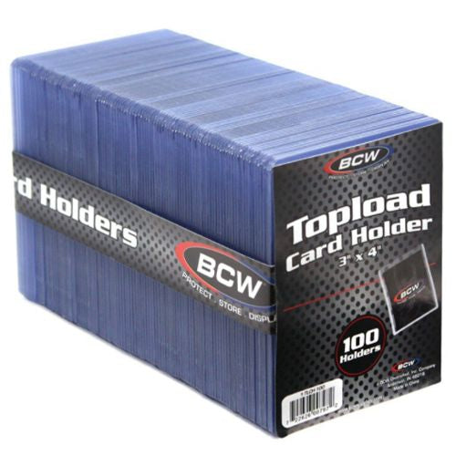 BCW Supplies: Topload Standard Card 3x4 12mm (100ct) | Odin's Place