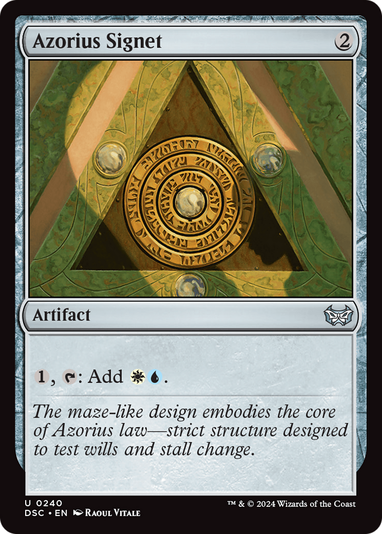 Azorius Signet [Duskmourn: House of Horror Commander] | Odin's Place
