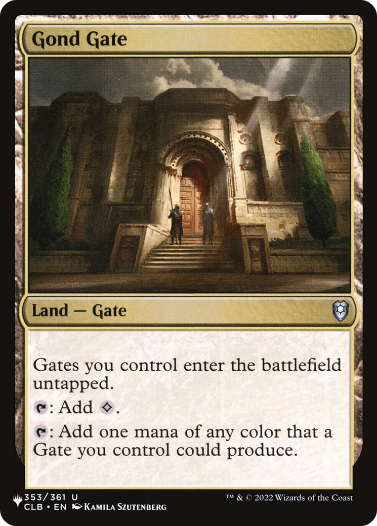 Gond Gate [The List] | Odin's Place