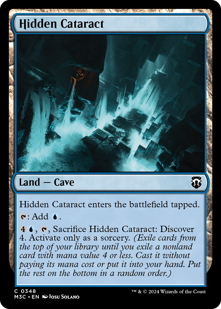 Hidden Cataract (Ripple Foil) [Modern Horizons 3 Commander] | Odin's Place