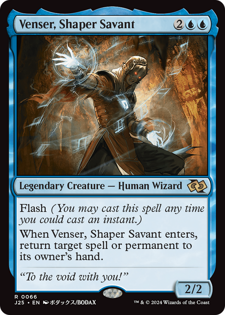 Venser, Shaper Savant (Anime) [Foundations Jumpstart] | Odin's Place
