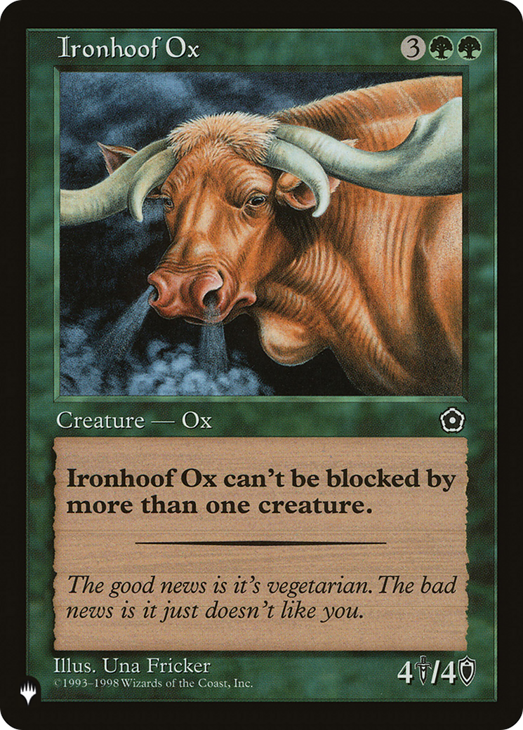 Ironhoof Ox [The List] | Odin's Place