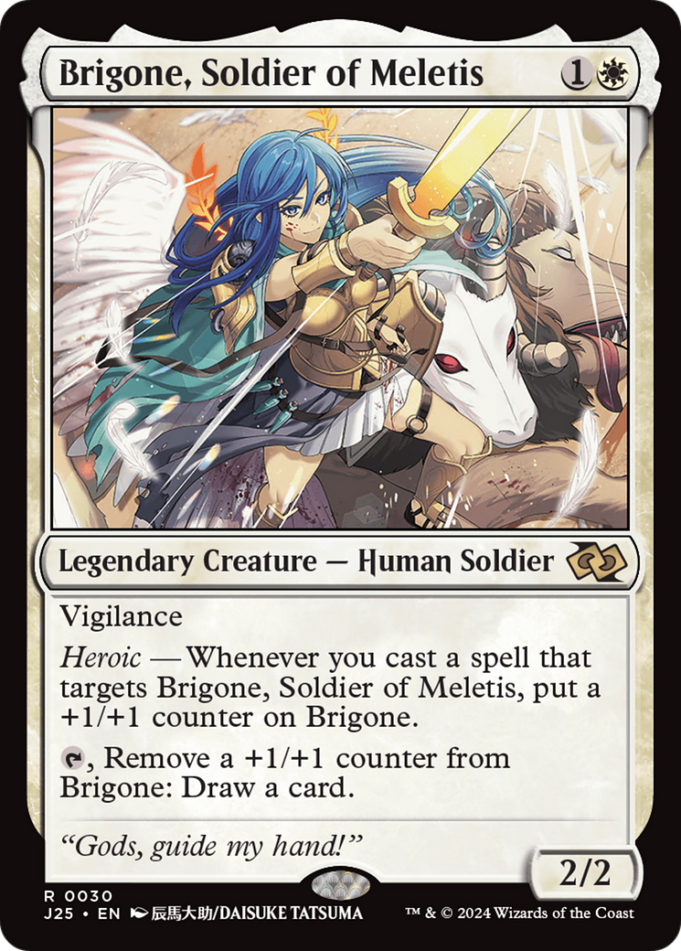Brigone, Soldier of Meletis (Anime) [Foundations Jumpstart] | Odin's Place