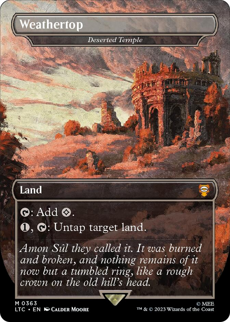 Weathertop - Deserted Temple [The Lord of the Rings: Tales of Middle-Earth Commander] | Odin's Place