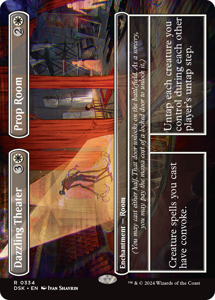 Dazzling Theater // Prop Room (Borderless) [Duskmourn: House of Horror] | Odin's Place