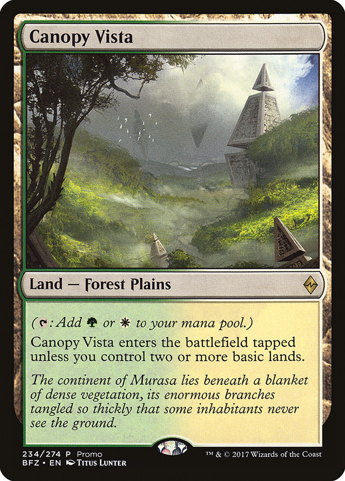Canopy Vista (234) (Promo) [Standard Showdown Promos] | Odin's Place