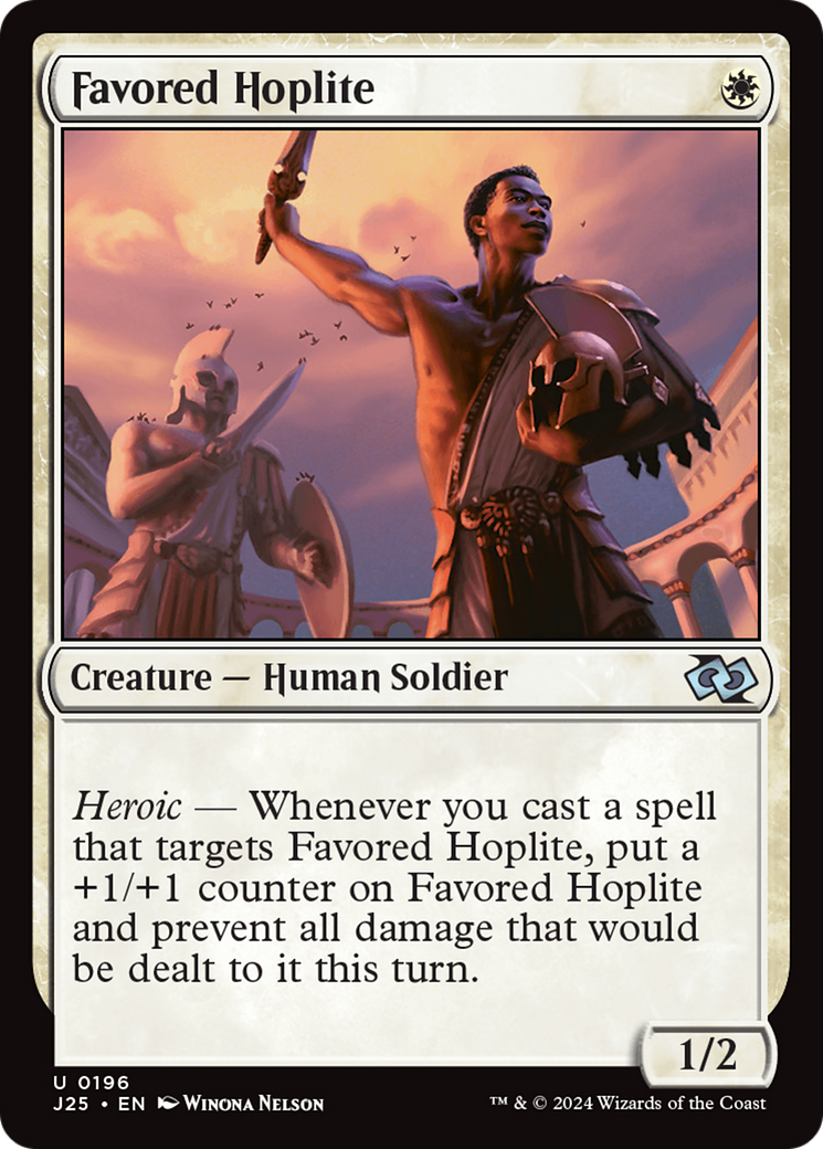 Favored Hoplite [Foundations Jumpstart] | Odin's Place