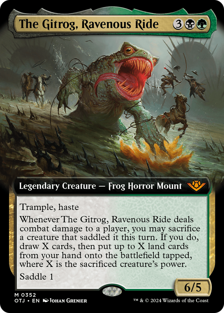 The Gitrog, Ravenous Ride (Extended Art) [Outlaws of Thunder Junction] | Odin's Place