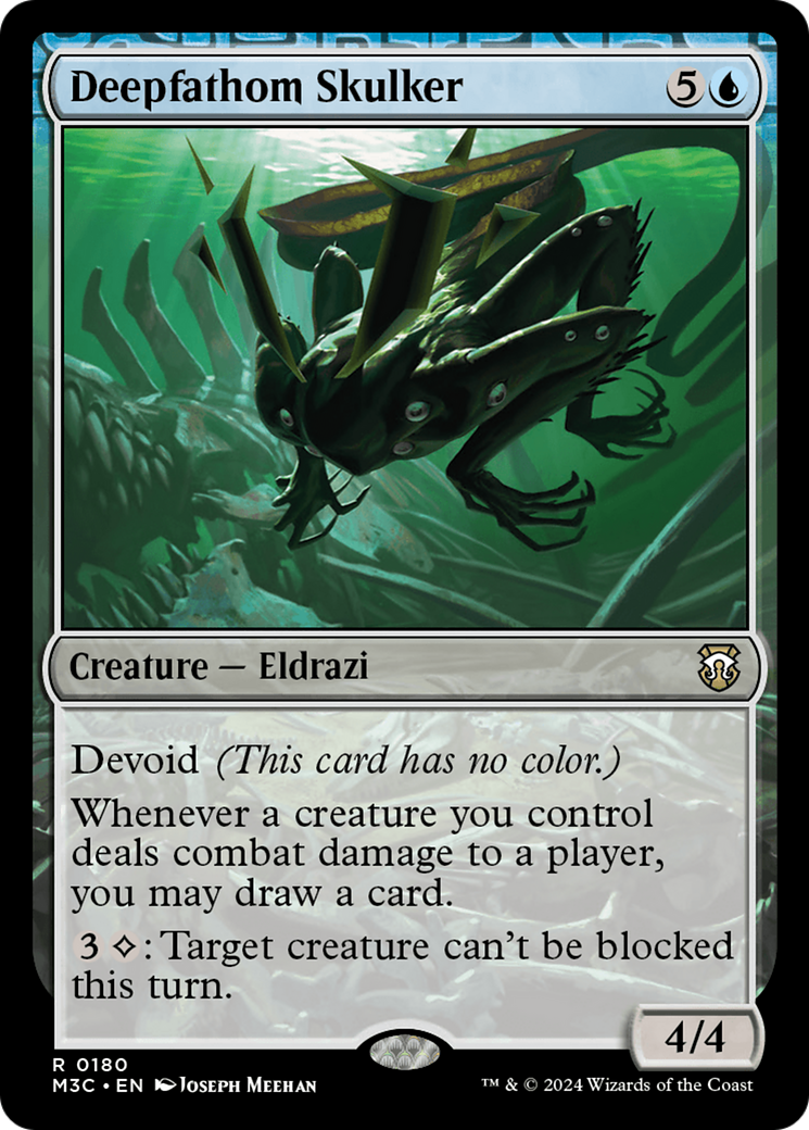 Deepfathom Skulker (Ripple Foil) [Modern Horizons 3 Commander] | Odin's Place
