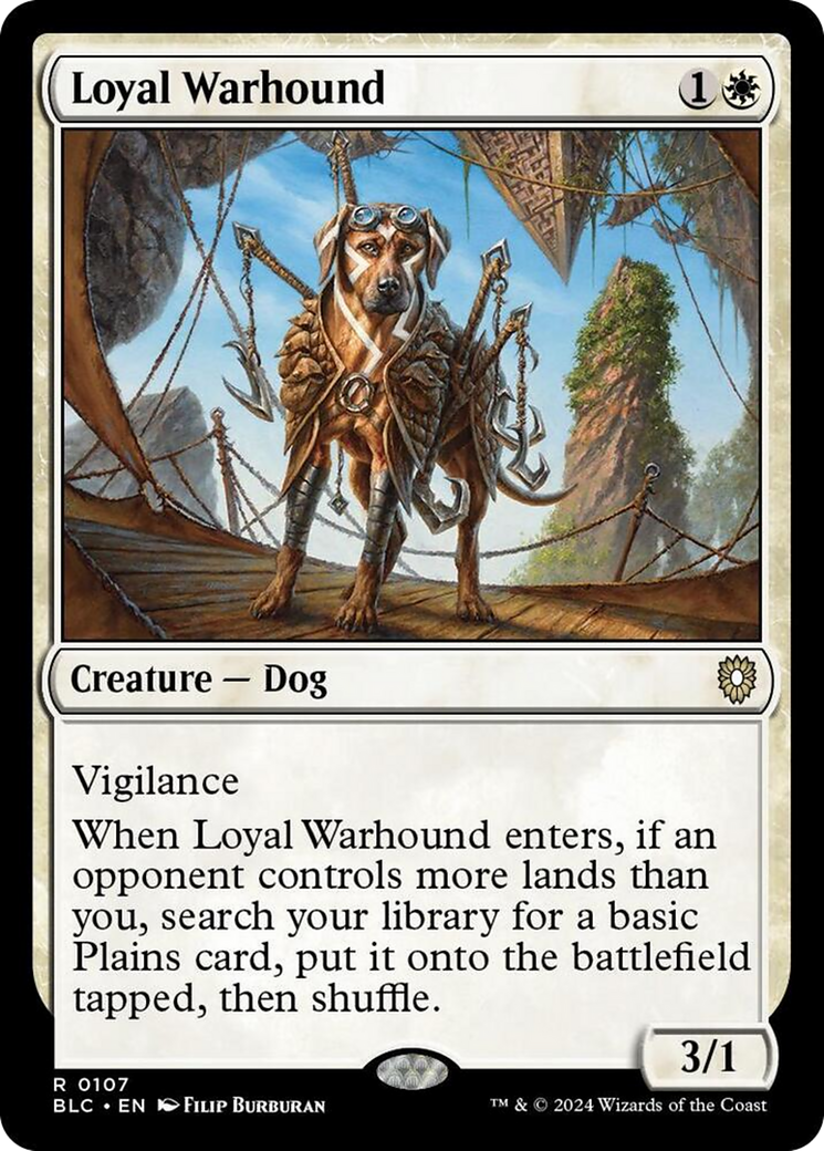 Loyal Warhound [Bloomburrow Commander] | Odin's Place