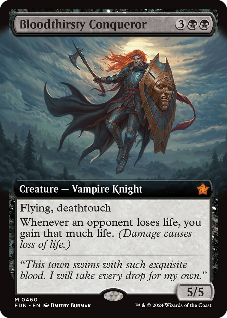 Bloodthirsty Conqueror (Extended Art) [Foundations] | Odin's Place