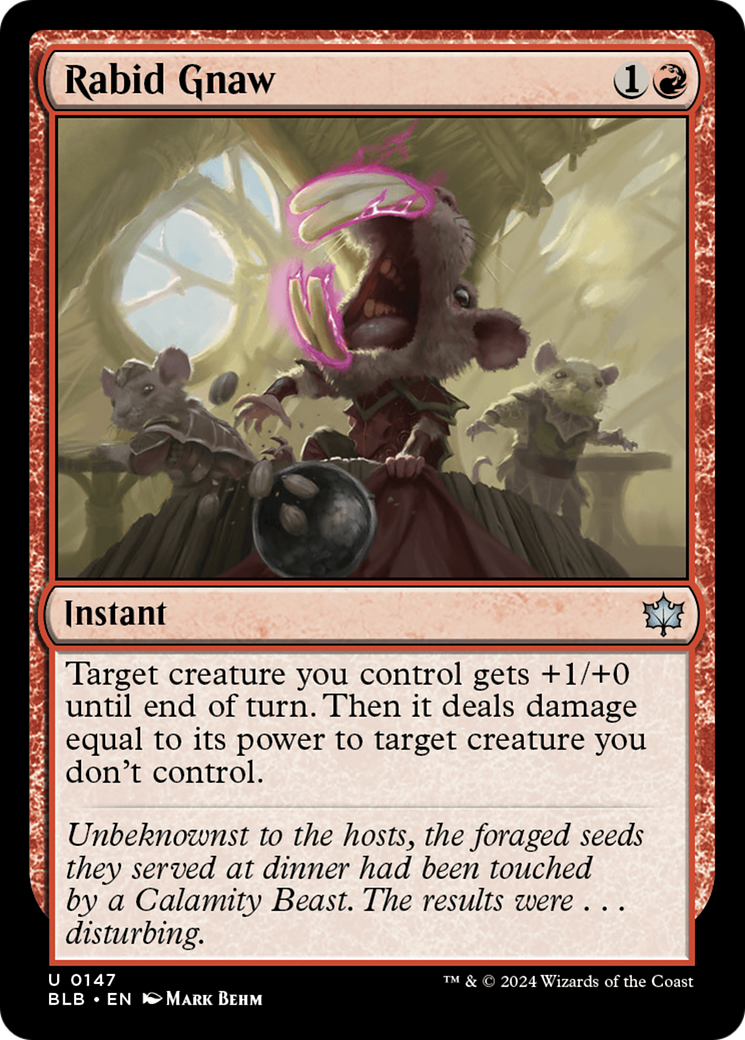 Rabid Gnaw [Bloomburrow] | Odin's Place