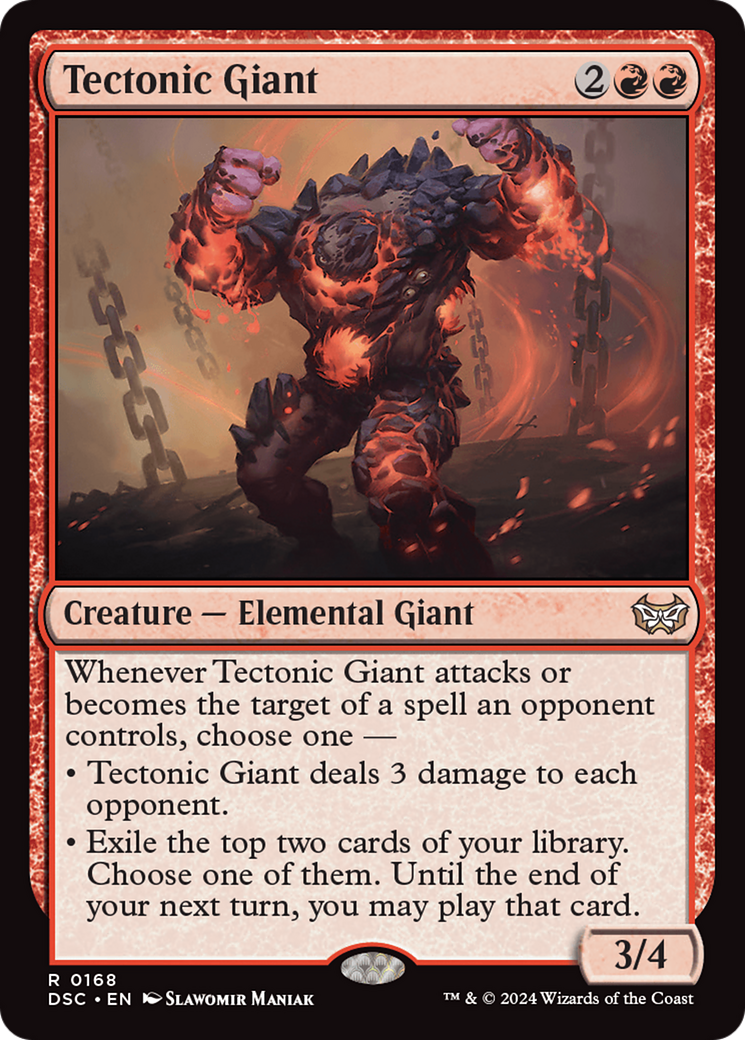 Tectonic Giant [Duskmourn: House of Horror Commander] | Odin's Place