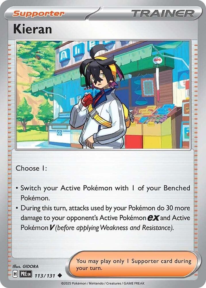 Kieran (113/131) [Scarlet & Violet: Prismatic Evolutions] | Odin's Place
