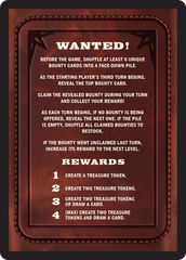 Bounty: Squeakers the Sly // Bounty Rules Double-Sided Token [Outlaws of Thunder Junction Commander Tokens] | Odin's Place