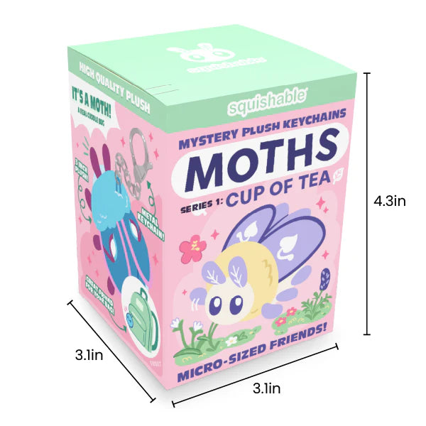 Squishable: Moths Blind Box, Series 1: Cup of Tea | Odin's Place