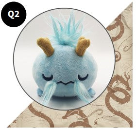 Plushie Tote Bag: Brown Dragon Map Tote Bag + Light Blue Dragon Plushie | Odin's Place