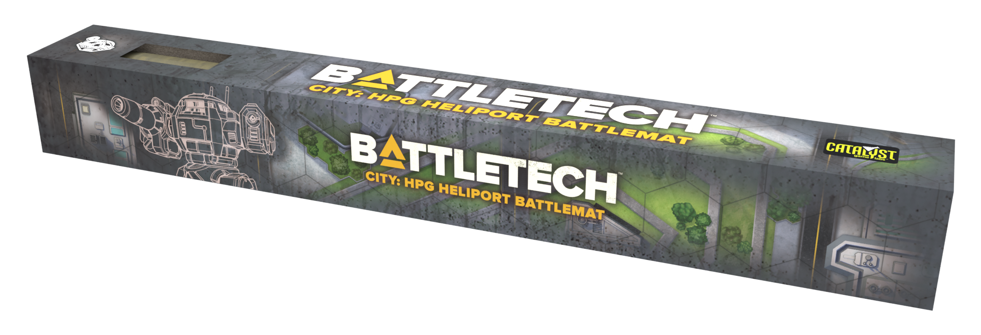 Battletech: Battle Mat - Cities HPG Heliport/Plaza | Odin's Place