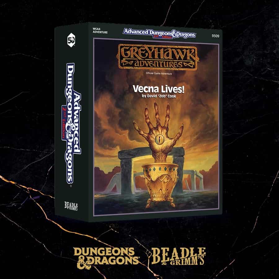 Dungeons & Dragons RPG: 50th Anniversary Beadle and Grimm's Classic Module Dice Set: Vecna Lives! | Odin's Place