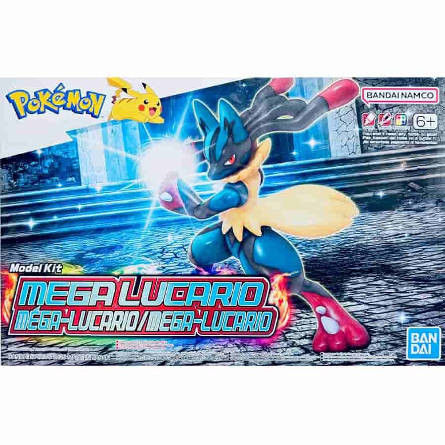 Bandai Hobby: Pokemon Model Kit: Mega Lucario (Pokepla Model Kit) | Odin's Place
