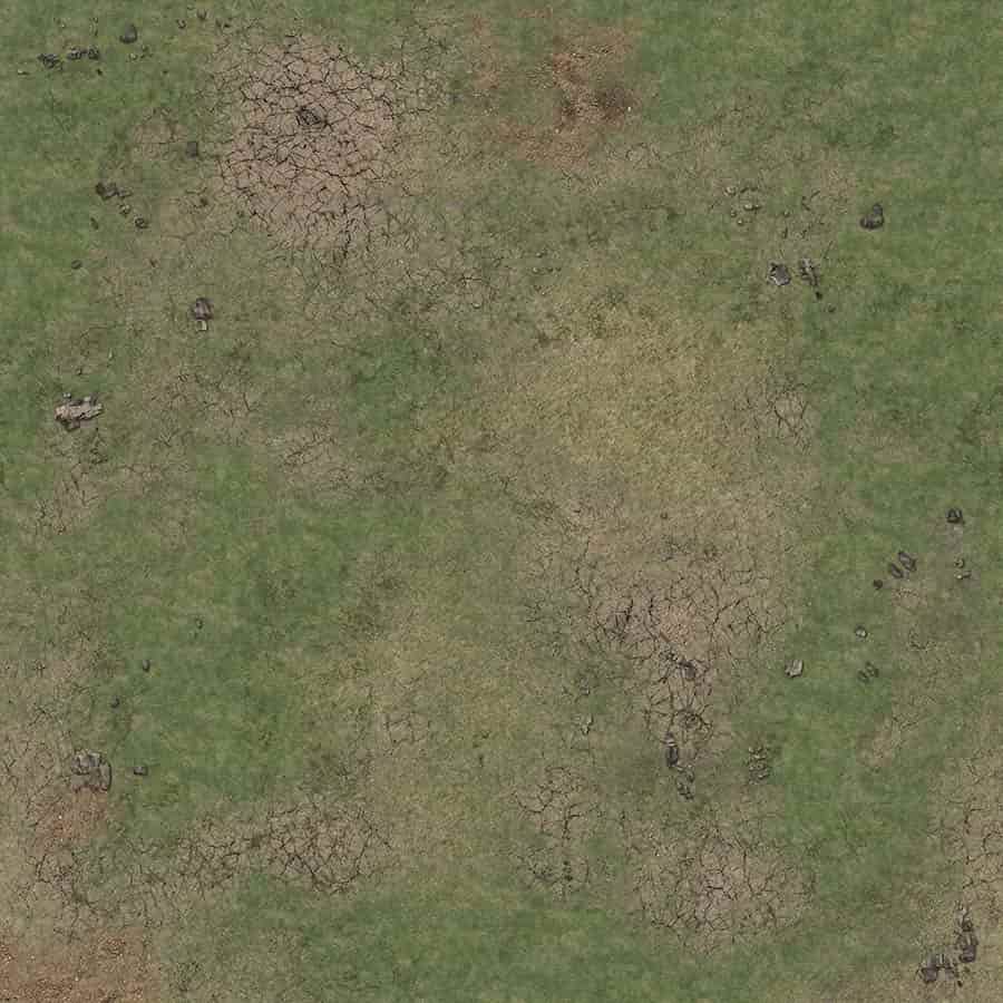 Fantasy Wargames Terrain: Grassy Fields Gaming Mat 3X3 | Odin's Place