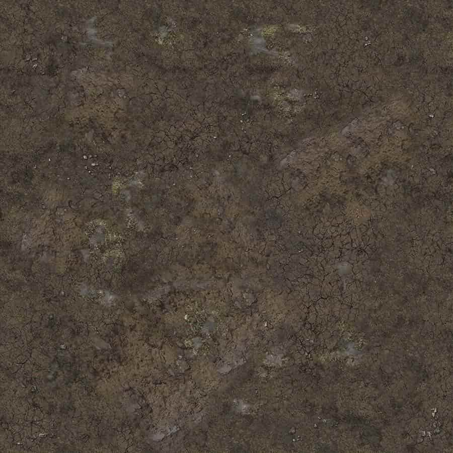 Fantasy Wargames Terrain: Muddy Streets Gaming Mat 3X3 | Odin's Place