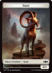 Plant // Goat Double-Sided Token [Tarkir: Dragonstorm Commander Tokens] | Odin's Place