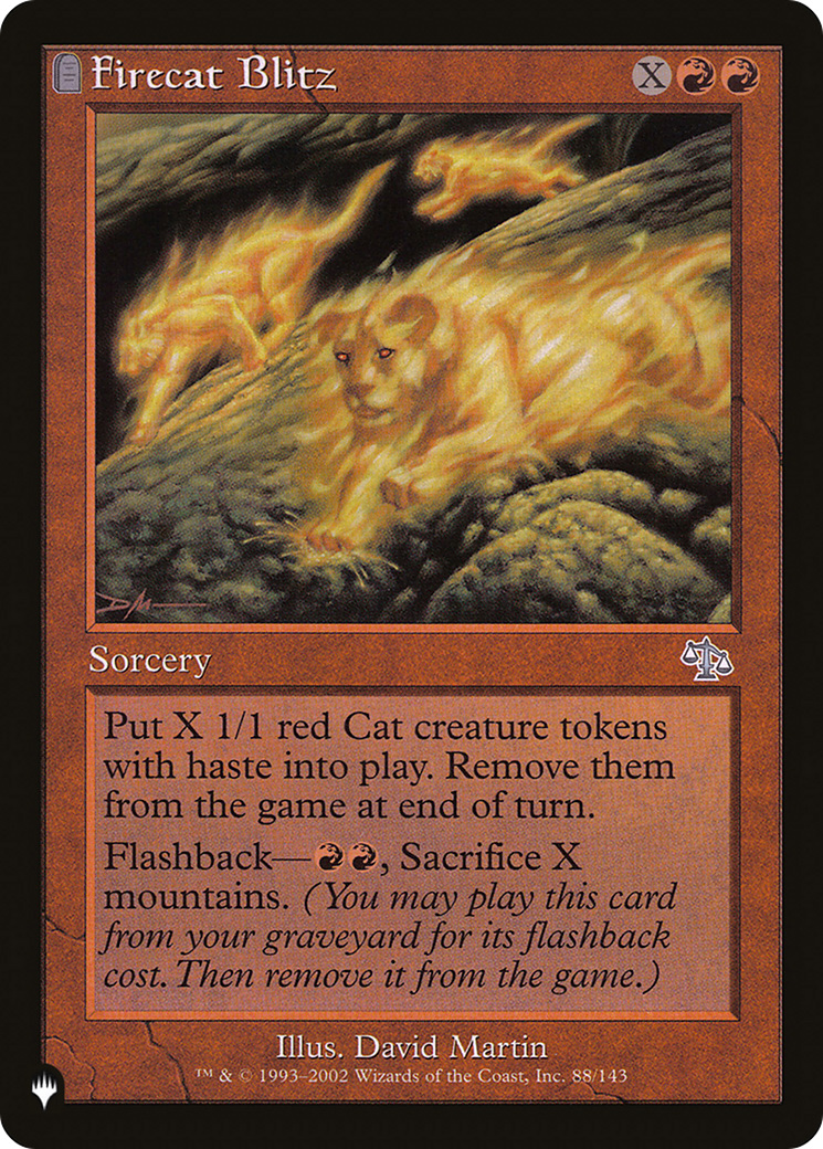 Firecat Blitz [The List] | Odin's Place