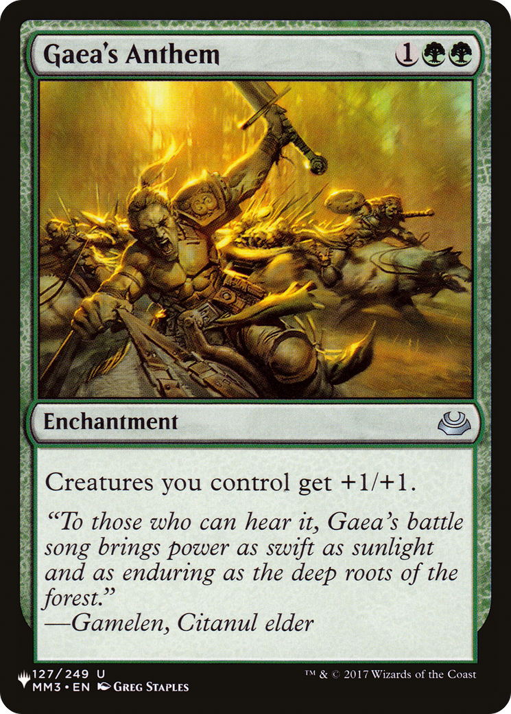 Gaea's Anthem (MM3) [The List] | Odin's Place