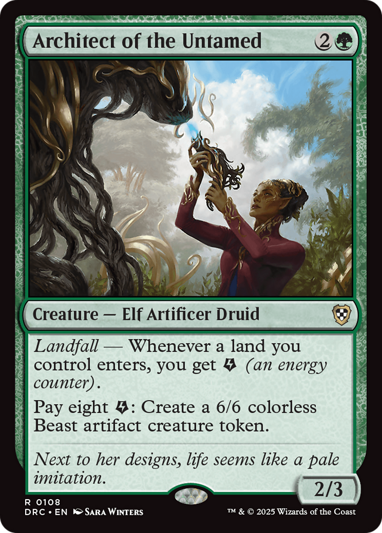 Architect of the Untamed [Aetherdrift Commander] | Odin's Place