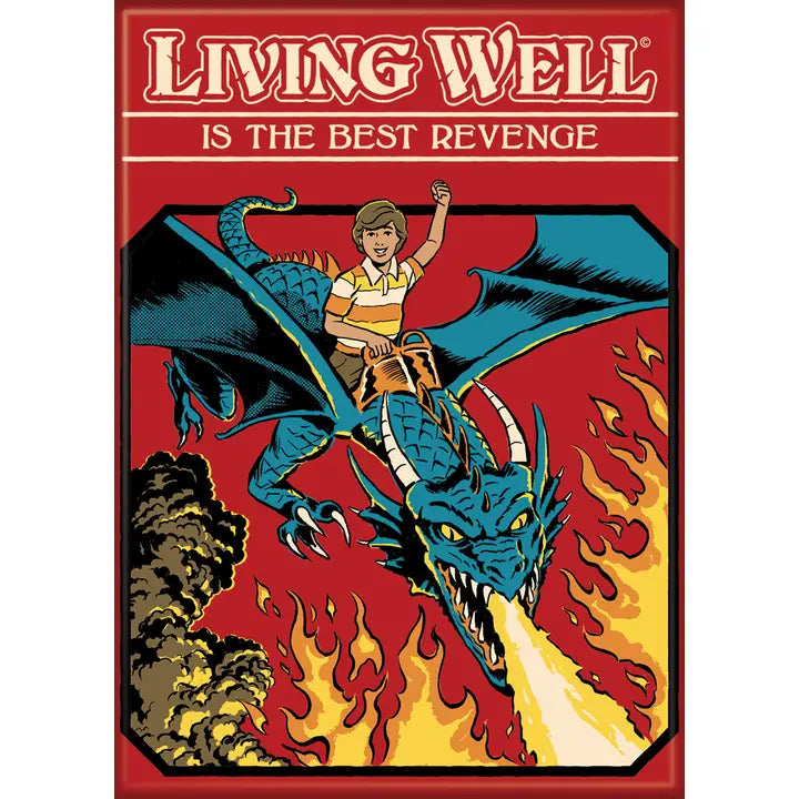 Steven Rhodes Living Well Magnet | Odin's Place