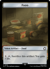 Food (0012) // Thopter Double-Sided Token [Fallout Tokens] | Odin's Place