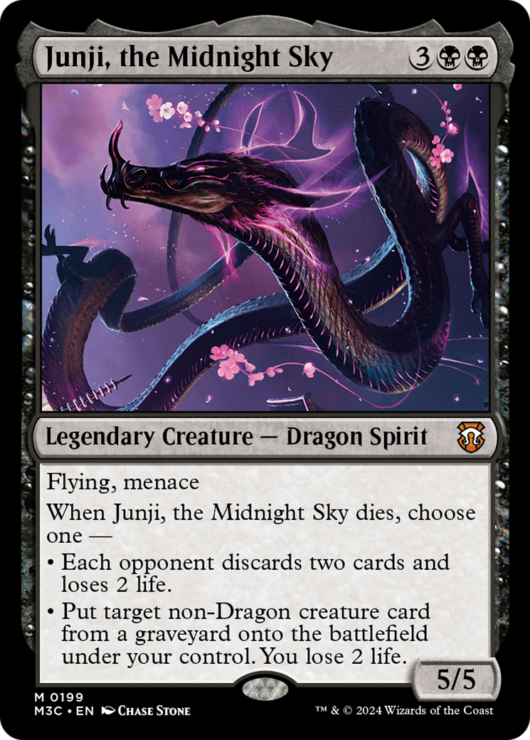 Junji, the Midnight Sky (Ripple Foil) [Modern Horizons 3 Commander] | Odin's Place