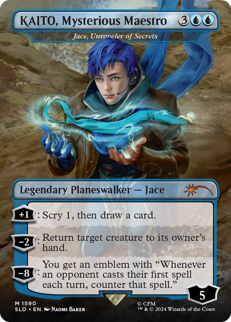 KAITO, Mysterious Maestro - Jace, Unraveler of Secrets [Secret Lair Drop Series] | Odin's Place