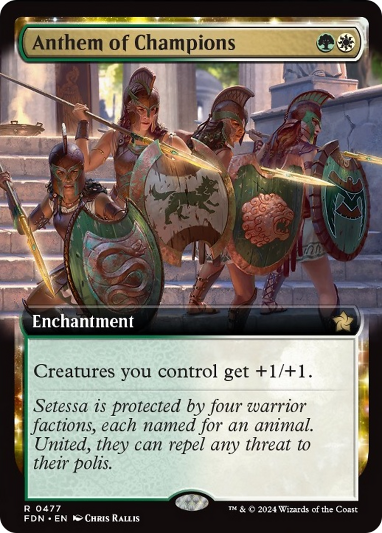 Anthem of Champions (Extended Art) [Foundations] | Odin's Place