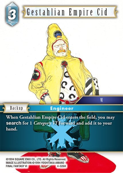 Gestahlian Empire Cid [Opus IV] | Odin's Place
