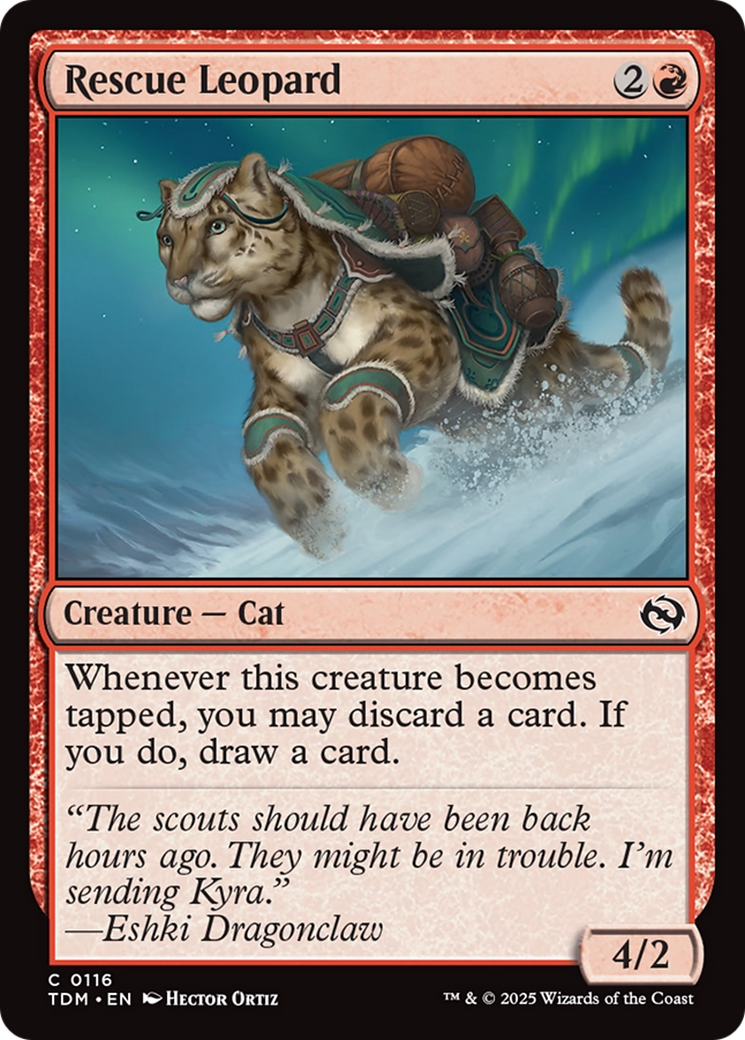 Rescue Leopard [Tarkir: Dragonstorm] | Odin's Place