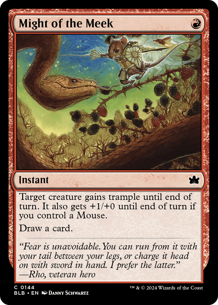 Might of the Meek [Bloomburrow] | Odin's Place