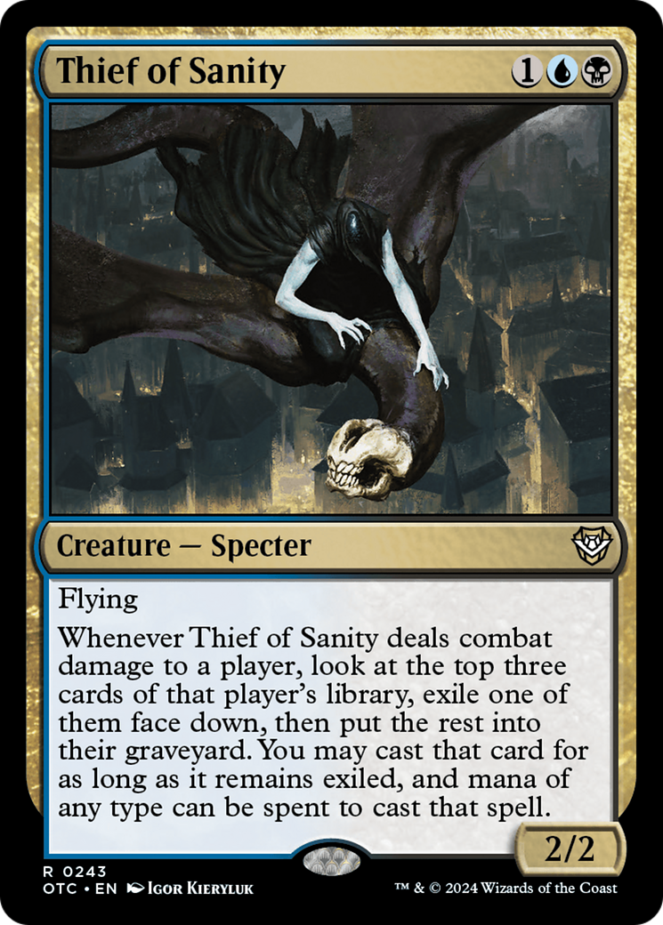 Thief of Sanity [Outlaws of Thunder Junction Commander] | Odin's Place