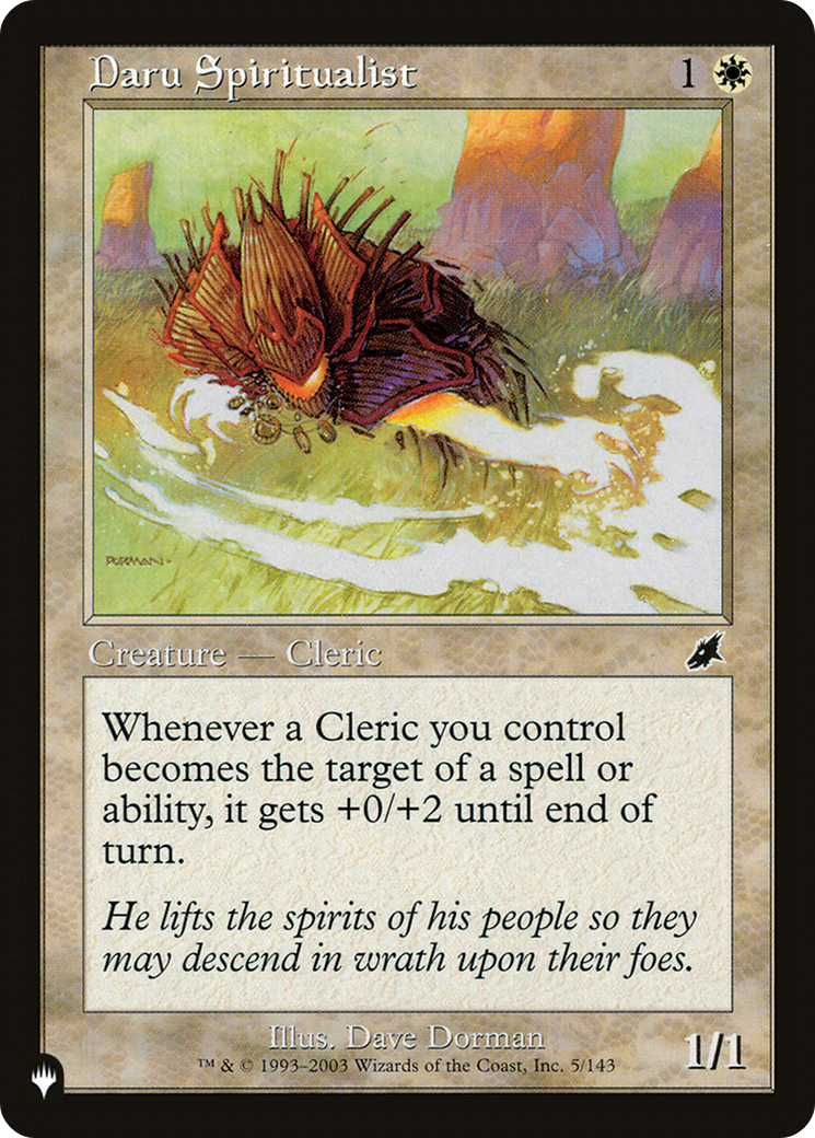 Daru Spiritualist [The List] | Odin's Place