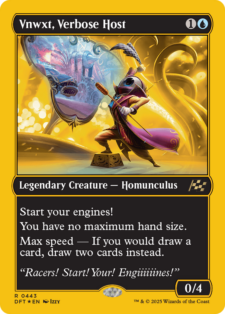 Vnwxt, Verbose Host (First-Place Foil) [Aetherdrift] | Odin's Place