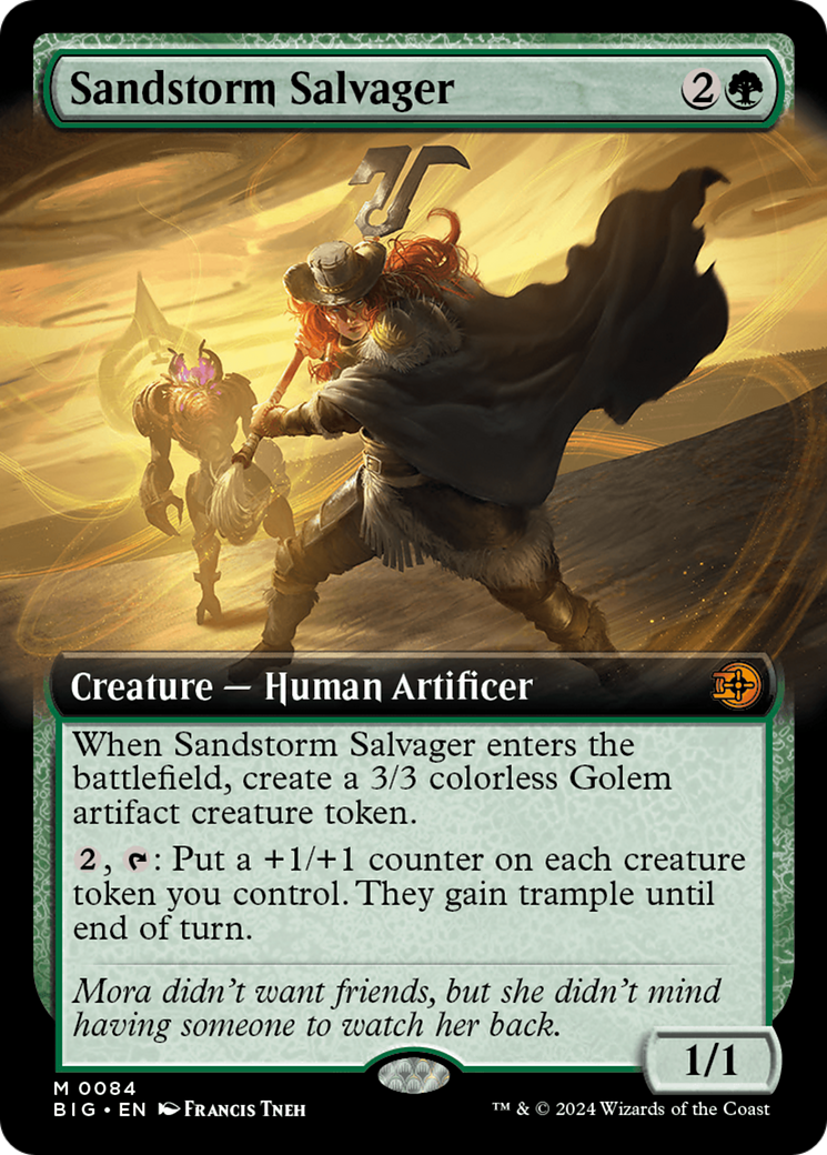 Sandstorm Salvager (Extended Art) [Outlaws of Thunder Junction: The Big Score] | Odin's Place