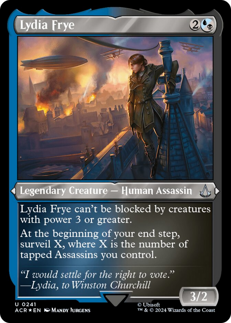 Lydia Frye (Foil Etched) [Assassin's Creed] | Odin's Place