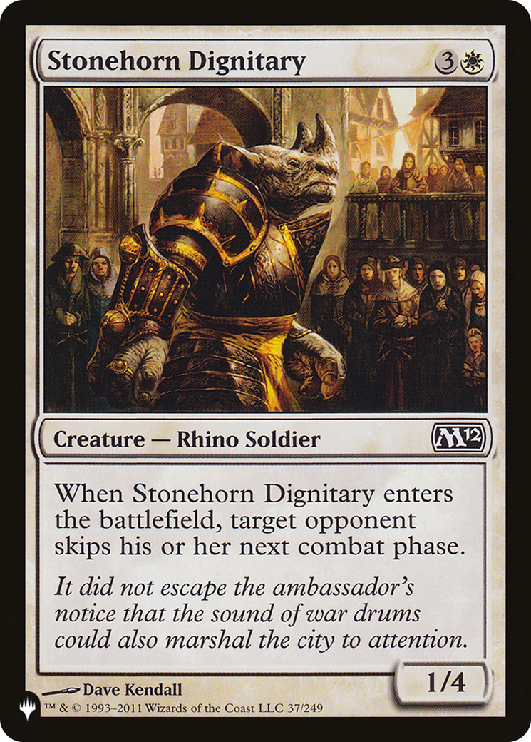 Stonehorn Dignitary [The List] | Odin's Place