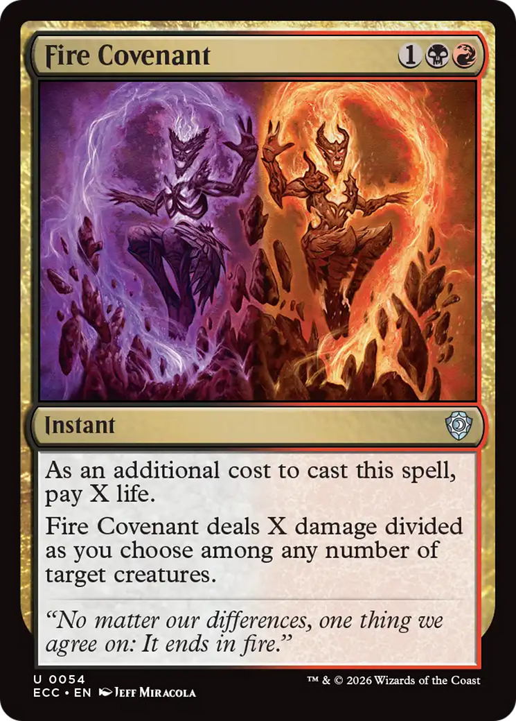 Fire Covenant [Lorwyn Eclipsed Commander] | Odin's Place